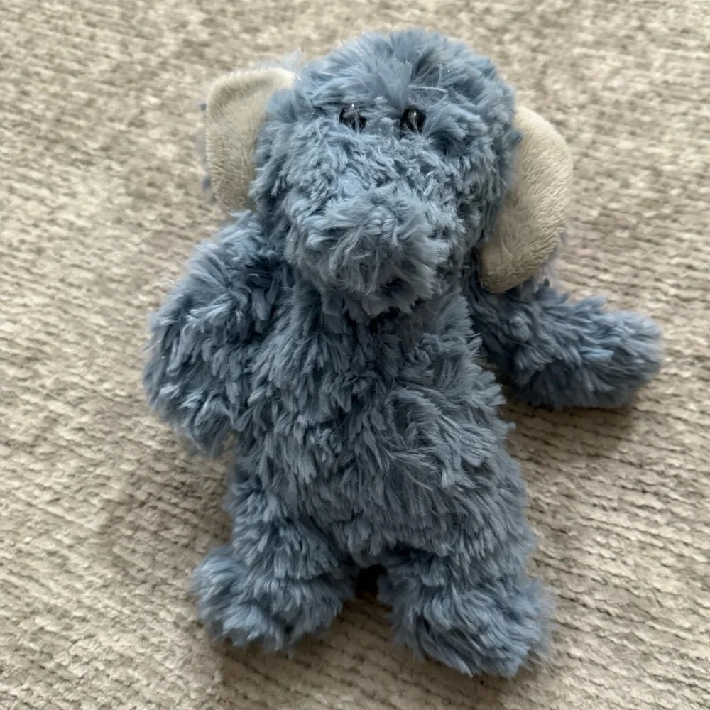 Nat & Jules Pascal Plush Elephant Gray Blue Stuffed Animal Soft Cuddly Floppy
